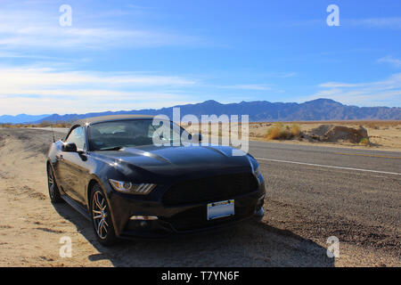 Sechste Generation des Ford Mustang 2016 in Kalifornien, USA Stockfoto