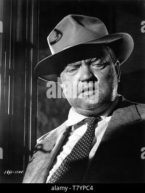 Orson Welles als Polizei Captain Hank Quinlan DES BÖSEN 1958 Regie/Drehbuch Orson Welles Universal International Pictures (UI) Stockfoto