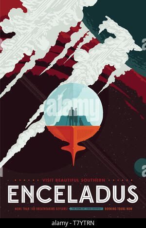 Visionen für die Zukunft, Weltraum Reisen Urlaub Stockfoto