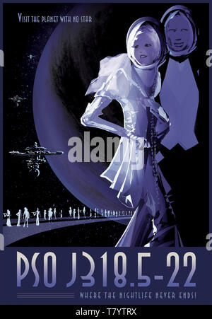 Visionen für die Zukunft, Weltraum Reisen Urlaub Stockfoto