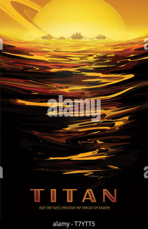 Visionen für die Zukunft, Weltraum Reisen Urlaub Stockfoto