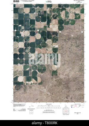 USGS TOPO Karte Idaho ID Schlamm See SE 20100929 TM Wiederherstellung Stockfoto