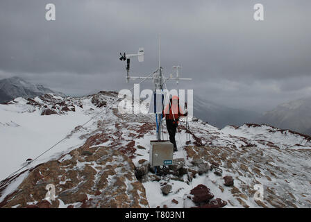 Wetterstation, Glacier NP Stockfoto