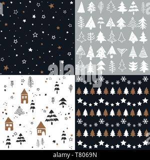 Weihnachten pattern und Vector Illustration Stock Vektor