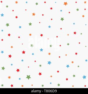 Nahtlose Muster mit Sternen Stock Vektor
