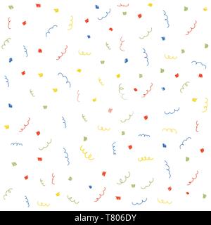 Festliche Konfetti Hintergrund, Vector Illustration Stock Vektor