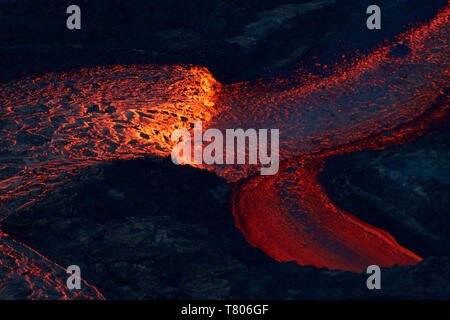 Kilauea Eruption 2018 Stockfoto