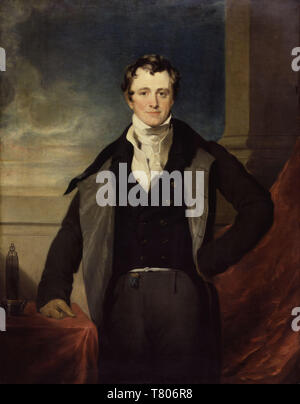 Humphry Davy, englischer Chemiker und Erfinder Stockfoto