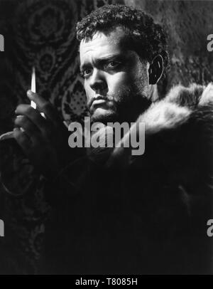 ORSON WELLES Portrait als Othello Direktor 1951 Orson Welles spielen von William Shakespeare Scalera Film/United Artists Stockfoto