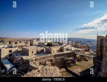 Kerak Castle, Al-Karak, Karak Governorate, Jordanien, Naher Osten Stockfoto