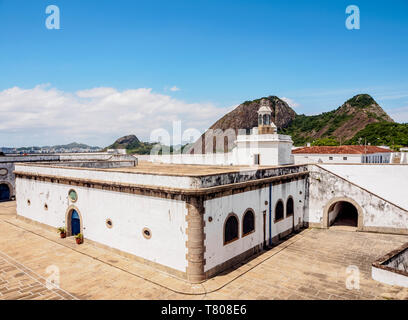 Santa Cruz da Barra Fort, Niteroi, Bundesstaat Rio de Janeiro, Brasilien, Südamerika Stockfoto