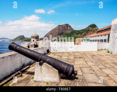 Santa Cruz da Barra Fort, Niteroi, Bundesstaat Rio de Janeiro, Brasilien, Südamerika Stockfoto