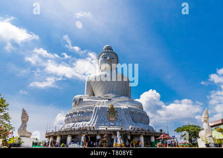 Der große Buddha (Der große Buddha) in Phuket, Thailand, Südostasien, Asien Stockfoto