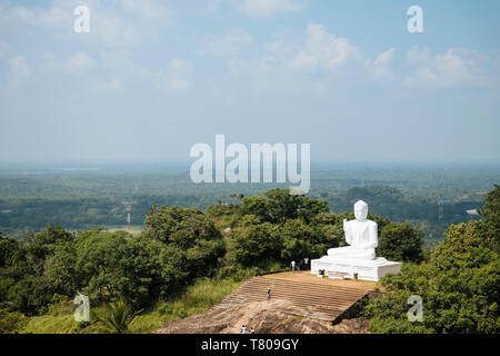 Buddha Statue, Mihintale, North Central Province, Sri Lanka, Asien Stockfoto