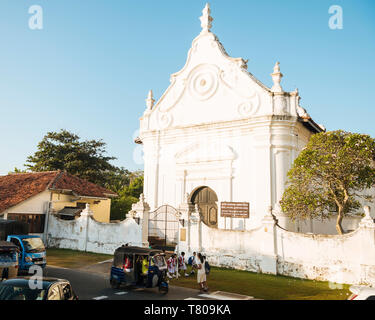 Niederländische Reformierte Kirche, Galle, Altstadt, UNESCO-Weltkulturerbe, South Coast, Sri Lanka, Asien Stockfoto