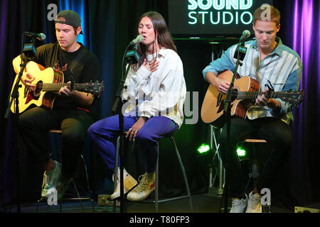 Bala Cynwyd, PA, USA. 9. Mai, 2019. Besuchen Sie NOTD Q102 Performance Studio in Bala Cynwyd Pa Mai 9, 2019 Quelle: Star Shooter / alamy Leben Nachrichten Stockfoto