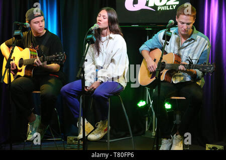 Bala Cynwyd, PA, USA. 9. Mai, 2019. Besuchen Sie NOTD Q102 Performance Studio in Bala Cynwyd Pa Mai 9, 2019 Quelle: Star Shooter / alamy Leben Nachrichten Stockfoto