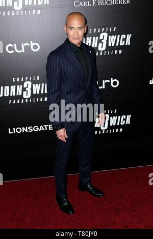 Brooklyn, NY, USA. 9. Mai, 2019. Mark Dacascos in der Ankunftshalle für JOHN WICK: KAPITEL 3 - PARABELLUM Weltpremiere, einer Hanson Ort - früher Williamsburgh Savings Bank, Brooklyn, NY Mai 9, 2019. Foto: Steve Mack/Everett Collection/Alamy leben Nachrichten Stockfoto