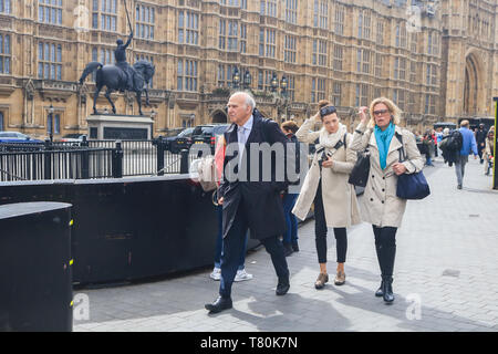 London, Großbritannien. 9. Mai 2019. Pro Europe und bleiben Führer der Liberaldemokraten, Vince Cable ist Teil gesehen, der im Palast von Westminster als der Liberaldemokratischen Partei startet es ist Europawahl manifest Credit: Amer ghazzal/Alamy leben Nachrichten Stockfoto