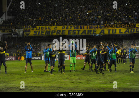 Buenos Aires, Argentinien. 09 Mai, 2019. Finale zwischen Boca Juniors (Argentinien) und Atlético Paranaense, gültig für die sechste und letzte Runde der Gruppenphase an der Copa Libertadores de America 2019 im Estádio Alberto José Armando, bekannt als La Bombonera, Buenos Aires, Argentinien. Credit: Gabriel Sotelo/FotoArena/Alamy leben Nachrichten Stockfoto