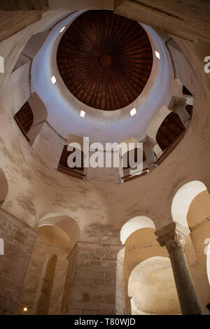 Interieur der Kirche St. Donatus (Crkva Sv. Donata), Forum, Zadar, Kroatien Stockfoto