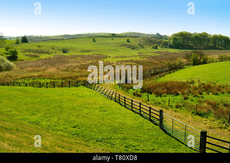 Littleborough Landschaft in Rochdale Lancashire von hollingworth Lake Country Park gesehen Stockfoto