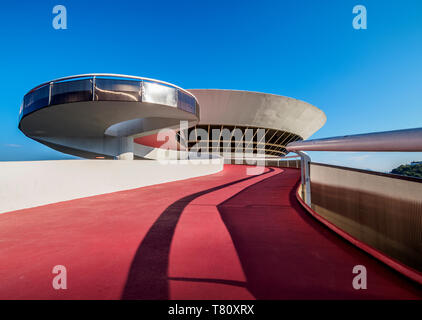 Niteroi Museum für Zeitgenössische Kunst, MAC, Niteroi, Bundesstaat Rio de Janeiro, Brasilien, Südamerika Stockfoto