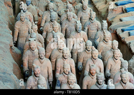 Lintong Ort, Armee der Terrakotta-krieger, UNESCO-Weltkulturerbe, Xian, Provinz Shaanxi, China, Asien Stockfoto