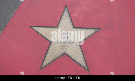 BERLIN, DEUTSCHLAND - 4. Mai 2019: Stern von Fatih Akin am Boulevard der Stars, Walk of Fame in Berlin, Deutschland Stockfoto