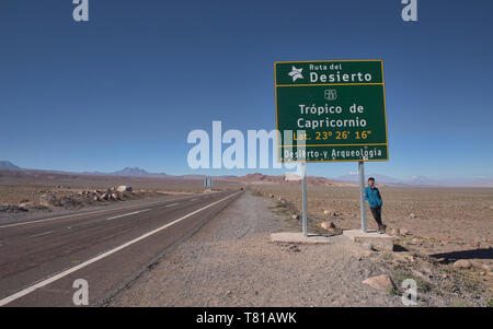 Am Wendekreis des Steinbocks auf dem Altiplano, Atacama, Chile Stockfoto