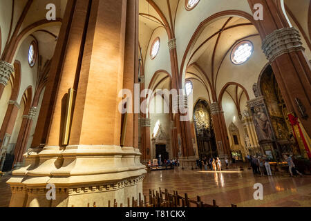 Basilica di San Petronio, Bologna, Italien Stockfoto