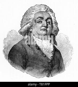 Gravieren von HonorÃ© Gabriel Riqueti, Graf von Mirabeau (1749 â € "1791) Führer der frühen Stadien der Französischen Revolution. Stockfoto