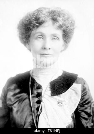 Emmeline Pankhurst, Englische Suffragette Stockfoto
