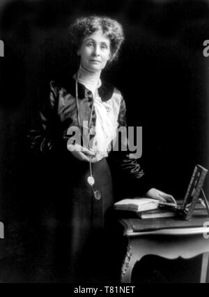 Emmeline Pankhurst, Englische Suffragette Stockfoto