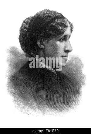 Louisa May Alcott, US-amerikanischer Autor Stockfoto