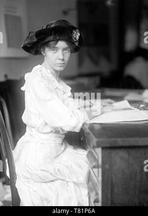 Alice Paul, US-amerikanische Suffragette und Feministin Stockfoto