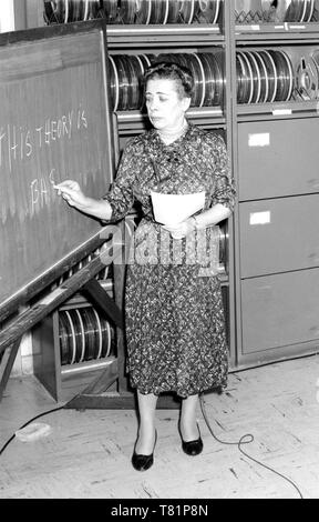 Ida Rhodos bei IBM, 1960 Stockfoto