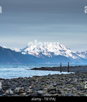 Majestätische Berglandschaften aus dem südlichen Alaska Stockfoto