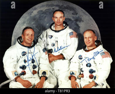 Apollo 11 Prime Crew, 1969 Stockfoto