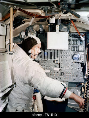 Apollo 11 Lunar Module Mission Simulator, 1969 Stockfoto