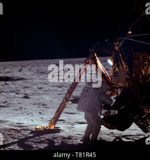 Apollo 11, Neil Armstrong EVA, 1969 Stockfoto