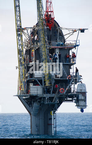 US Navy's Floating Instrument Platform (FLIP) Stockfoto