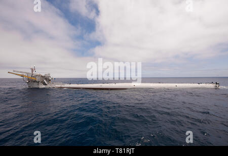 US Navy's Floating Instrument Platform (FLIP) Stockfoto