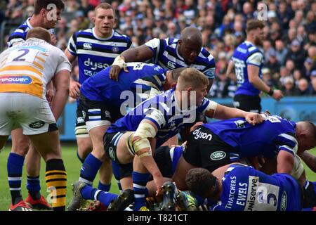 Badewanne Rugby v Wespen, Mai 2019 Stockfoto