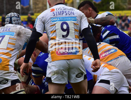 Badewanne Rugby v Wespen, Mai 2019 Stockfoto