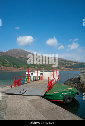 Die glenelg nach Isle Of Skye Turntable Autofähre Stockfoto