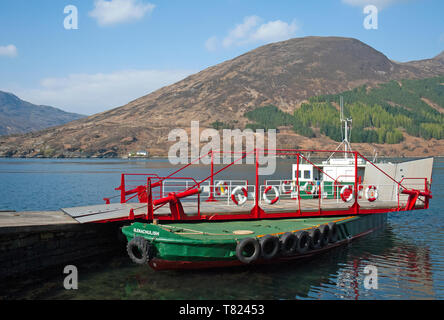 Die glenelg nach Isle Of Skye Turntable Autofähre Stockfoto