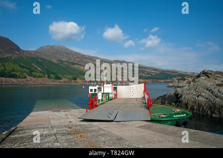 Die glenelg nach Isle Of Skye Turntable Autofähre Stockfoto