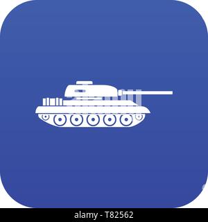 Tank Symbol digital Blau Stock Vektor