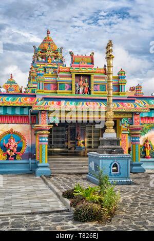 Mauritius, Riviere du Rempart Bezirk, Hindu Tempel, Rameshwarnath Mandir Stockfoto